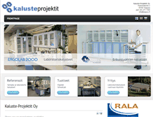 Tablet Screenshot of kalusteprojektit.fi